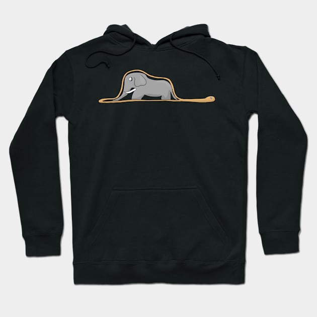 Elephant Inside Boa 2 Hoodie by valentinahramov